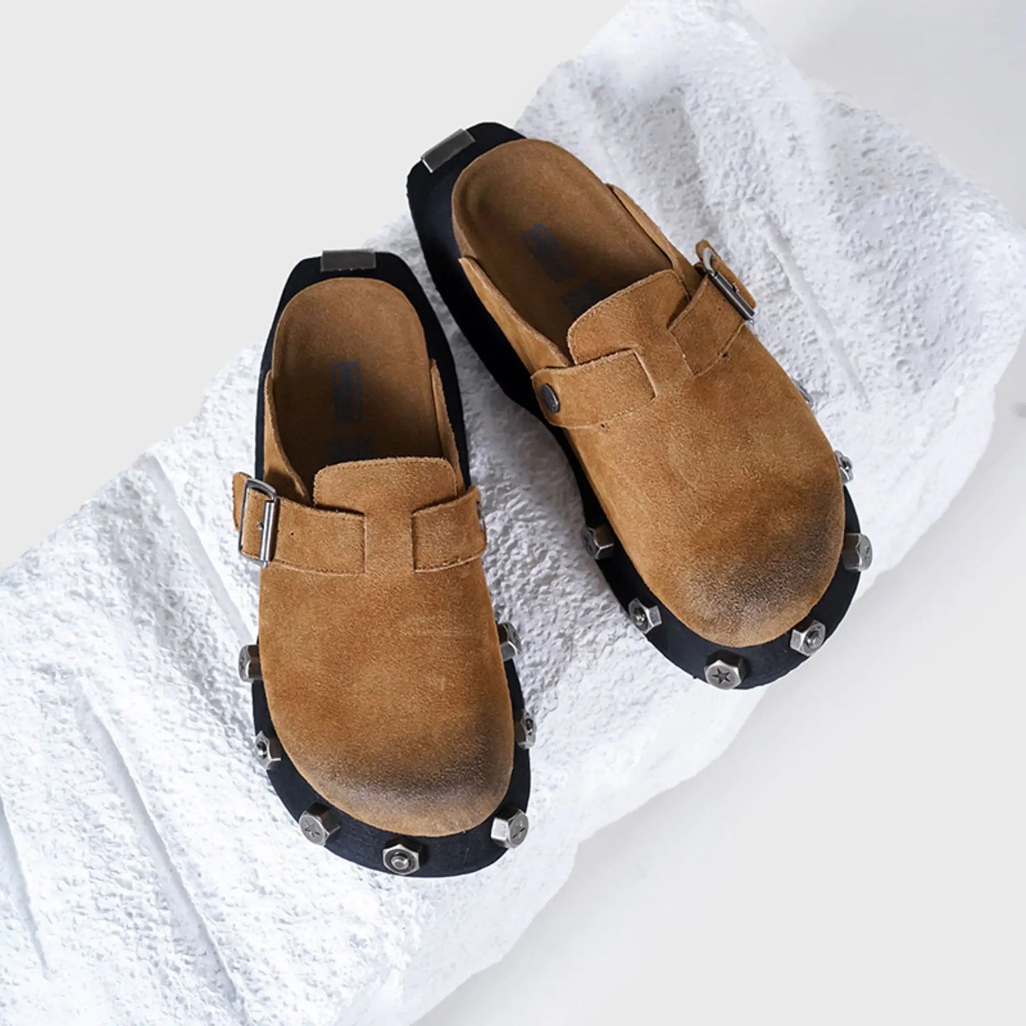 Deran Leather clogs