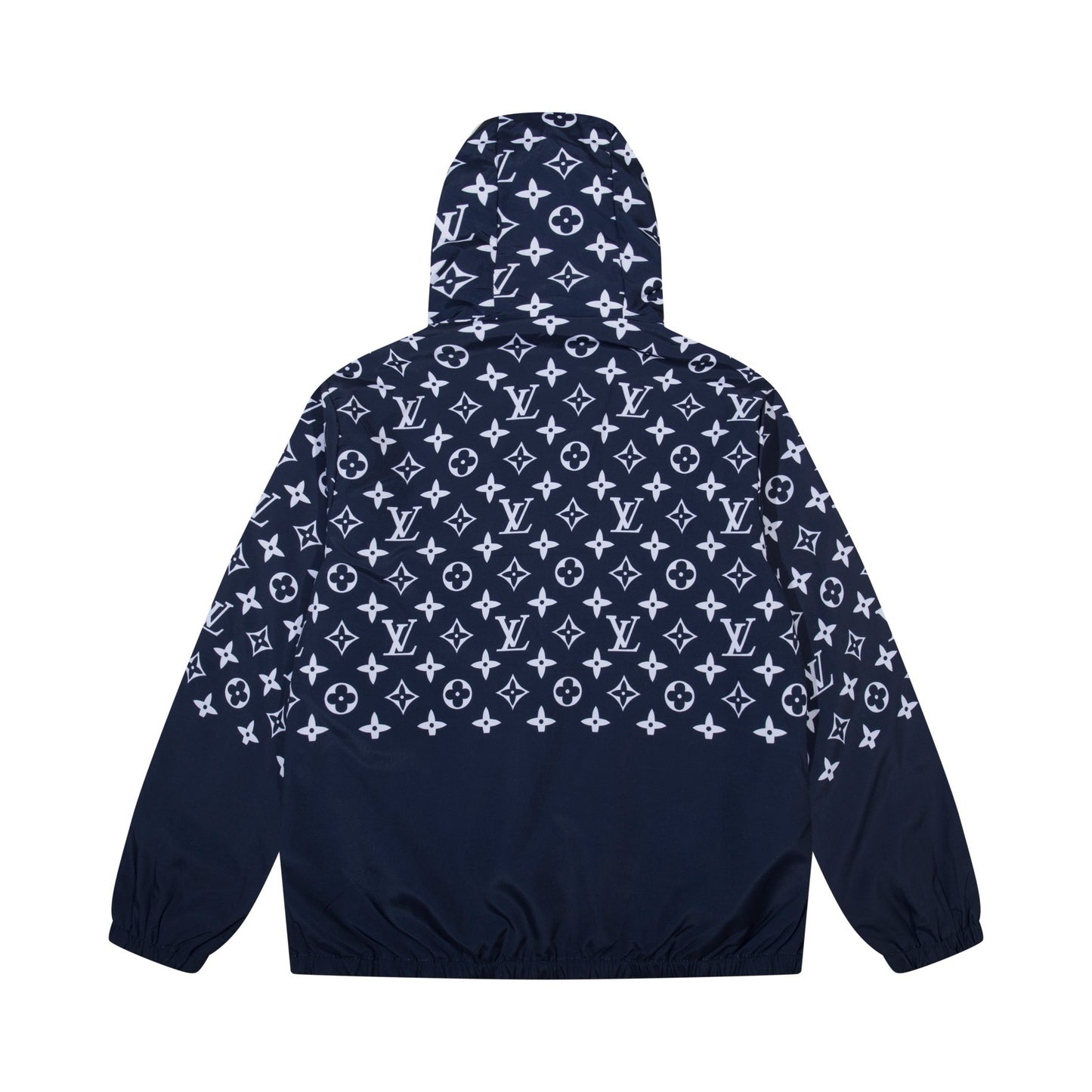 LU Monogram Zip-Up Hooded Jacket