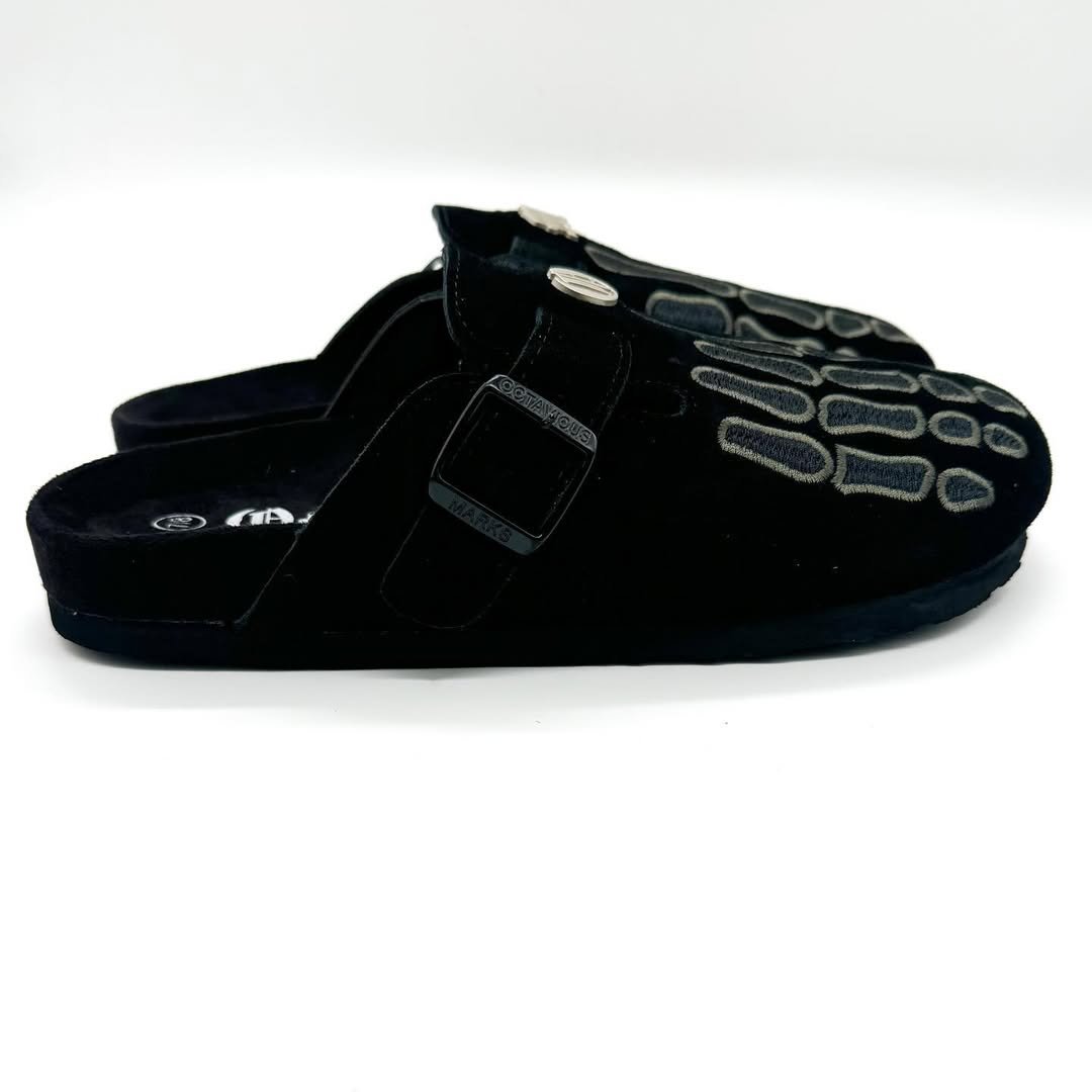 Daimond Black Clogs