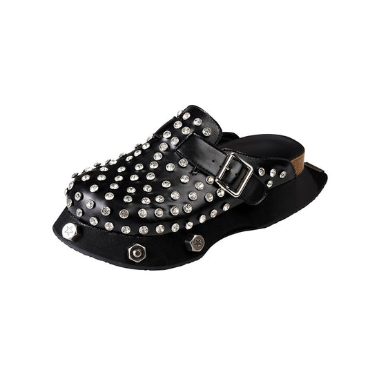 Metal and Diamond slippers