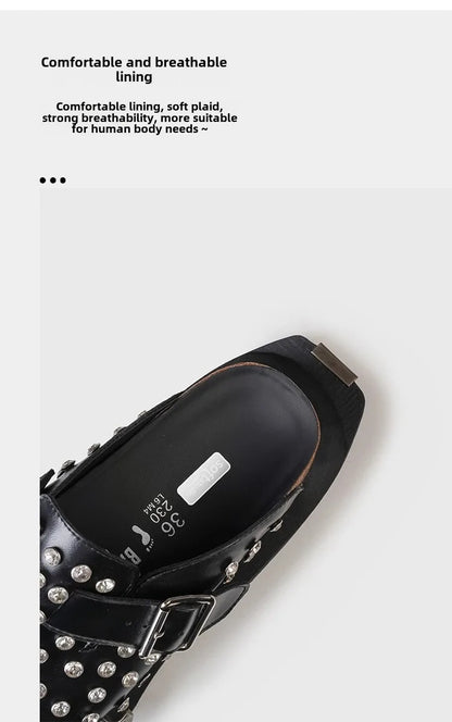 Metal and Diamond slippers