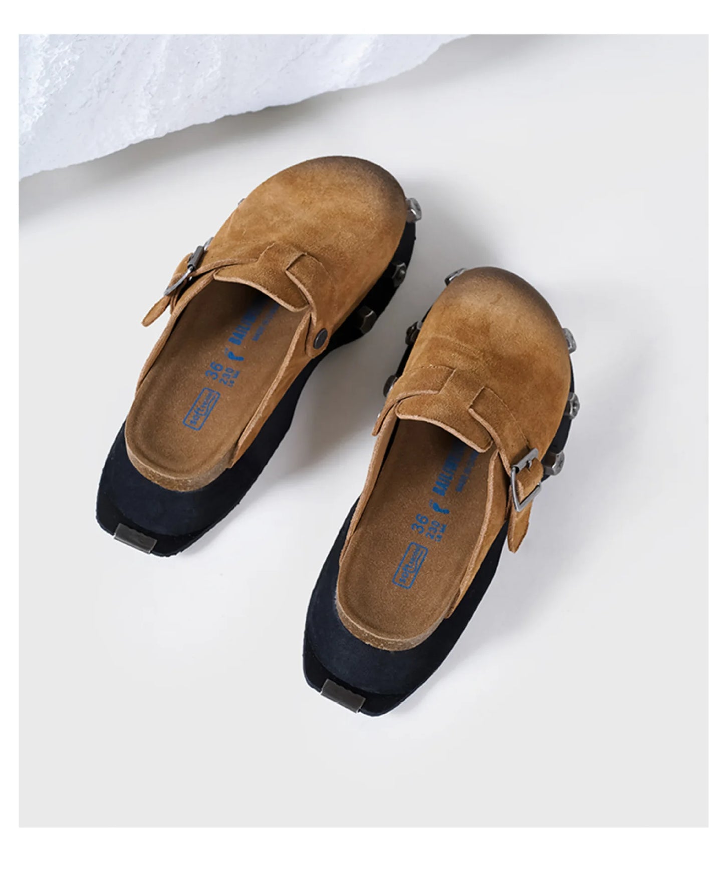 Deran Leather clogs