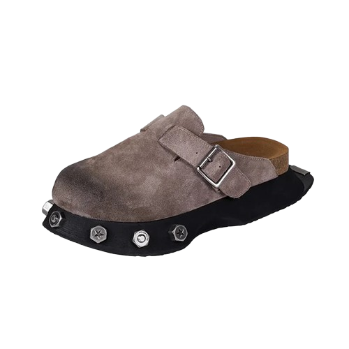 Deran Leather clogs